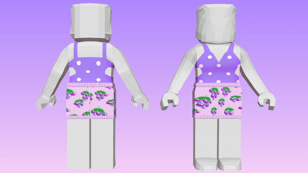 POP Berry Outfit Render