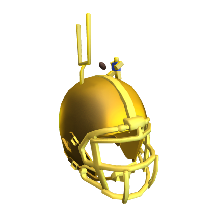 Field Goal Golden Helmet