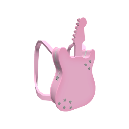 Mini Pink Guitar Backpack