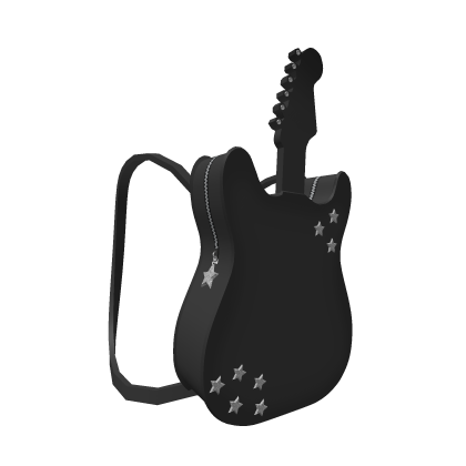 Black Guitar Backpack