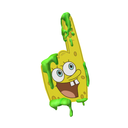 Super Bowl LVIII SpongeBob Foam Finger Head