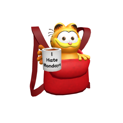 Garfield Red Backpack