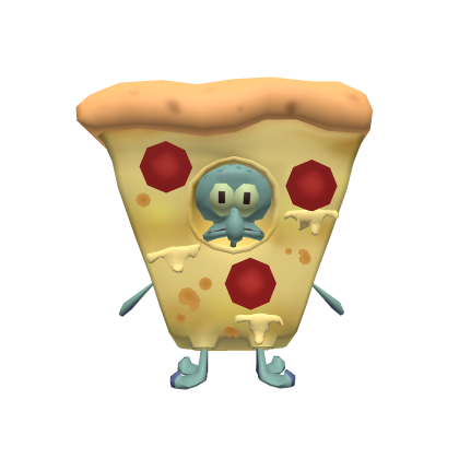 Squidward Pizza Slice Shoulder Pet