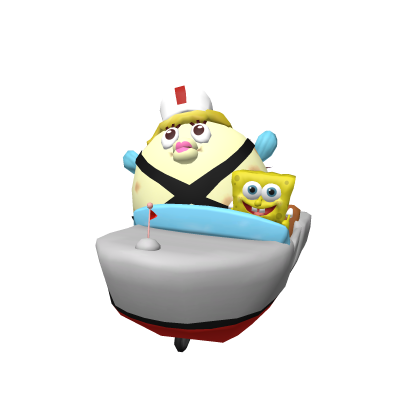 Mrs Puff SpongeBob in a Boat