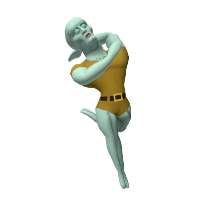 Falling Handsome Squidward